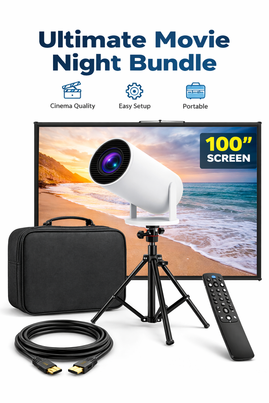 PROJEXA™ Ultimate Movie Night Bundle