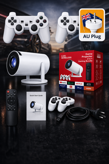 PROJEXA™ 2-in-1 Cinema & Retro Gaming Projector