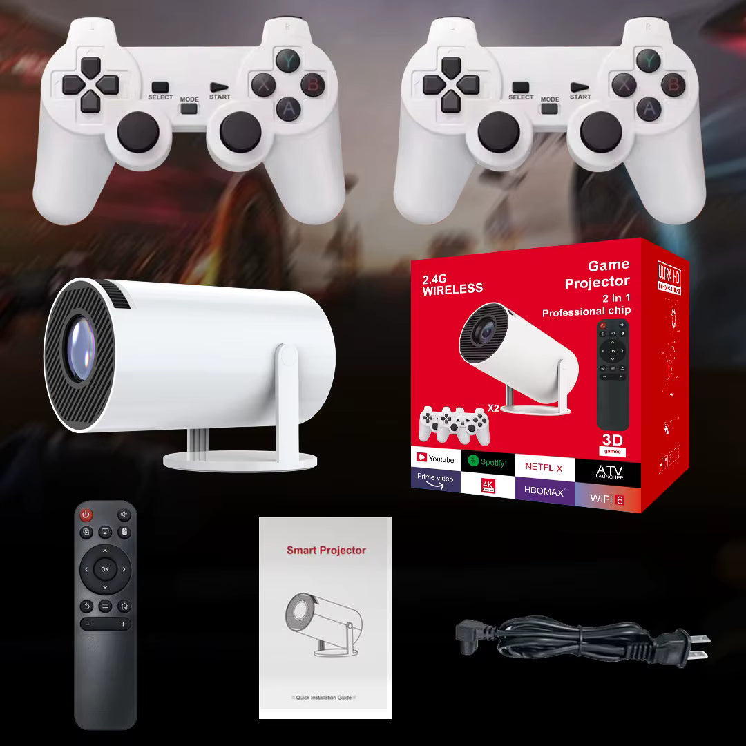 PROJEXA™ 2-in-1 Cinema & Retro Gaming Projector